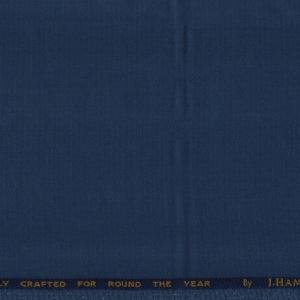 J.Hampstead Navy Blue Terron Rayon Unstitched Trouser Fabric - 1.25 Metres / VV8206