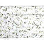 Weaves Empire 100% Genuine European Linen with 100 LEA count Green colour Printed Unstitched Shirt Fabric - 1.60 Mts / VV2197