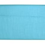 Weaves Empire 100% Linen Cotton with BATISTE Weaving Blue Colour Plain Unstitched Shirt Fabric - 1.6 mts / VV1009