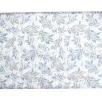 Weaves Empire 100% Genuine European Linen with 100 LEA count Blue colour Printed Unstitched Shirt Fabric - 1.60 Mts / VV2198