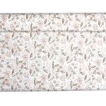 Weaves Empire 100% Genuine European Linen with 100 LEA count Peach colour Printed Unstitched Shirt Fabric - 1.60 Mts / VV2190