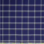 SIYARAM'S SUPERFINE BAMBOO GIZA WITH ANTI BACTERIA ( ANTI-CORONA ) NAVY BLUE COLOUR CHECKERED UNSTITCHED SHIRT FABRIC - 1.6 METRES / VV6264