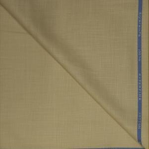 SIYARAM'S COTTON BEIGE SOLID UNSTITCHED SHIRT FABRIC-1.6MTS / VV7020
