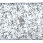 Siyarams festive collection printed pattern with hemp blended Green (Sage) color unstitched men's Kurta / sherwani / top fabric of 2 meters / VV2313