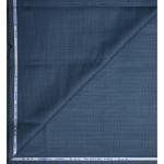 Weaves Empire 100% Linen Cotton with BATISTE Weaving Dark Blue Colour Plain Unstitched Shirt Fabric - 1.6 mts / VV1012