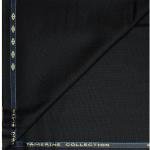 SIYARAM'S POLY BLEND BLACK COLOURED PLAIN UNSTITCHED TROUSER FABRIC - 1.3 METRES / VV6502