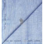 Raymond 100% Pure Linen from "FIJI" with "Double Wrap Weaving" Blue colour Plain Unstitched Shirt Fabric of 1.70 meters / VV2640