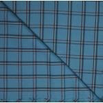 WEAVES EMPIRE 100 % PURE ITALIAN GIZA COTTON CHECKERED SHIRTING FABRIC-1.60 MTS / VV8039