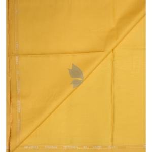 Siyaram's Bamboo Blended with Anti Bacterial benefits Plain pattern Gold (Golden Rod) Colour Unstitched Shirt Fabric of 1.6 Mts / VV2372D