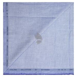 Raymond 100% Egyptian Giza Cotton (Premium Cotton) Lavender (Light Blue) colour Plain Pattern Unstitched Shirt Fabric of 1.60 meters / VV2383AC