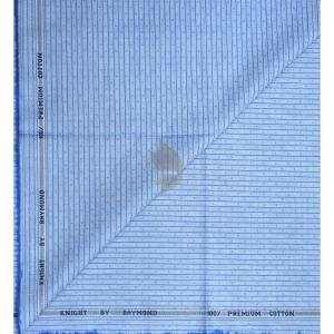 Raymond 100% Egyptian Giza Cotton Light Blue (Sky Blue) colour Jacquard Pattern Unstitched Shirt Fabric of 1.60 meters / VV2385R