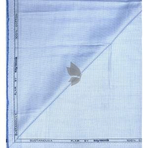 Raymond 100% Egyptian Giza Cotton Light Blue (Baby Blue) colour Jacquard Pattern Unstitched Shirt Fabric of 1.60 meters / VV2385Z