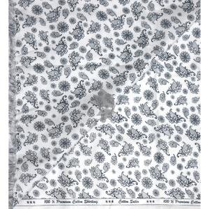 Siyaram's European Print Collection with 100% Superfine Giza Cotton White Colour Unstitched Shirt Fabric of 1.6 Mts / VV2438