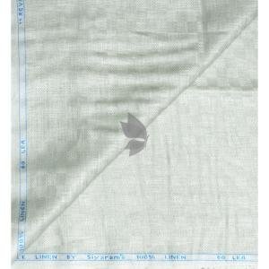 Siyaram's "Revista Collection" 100% Pure Royal Linen 60 Lea Jacquard Grey colour Unstitched Shirt Fabric of 1.60 mts / VV2498