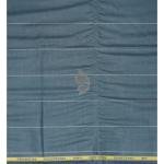 J.Hampstead Moretti Premium Egyptian Collection with 100% Giza Cotton Green (Sea Green) Colour Striped Pattern Unstitched Shirt Fabric of 1.6 mts - Made In Italy / VV2551