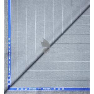 Raymond "Rovigo" collection Viscose blended fabric with Blue colour Striped pattern unstitched trouser fabric of 1.3 Mts / VV2723