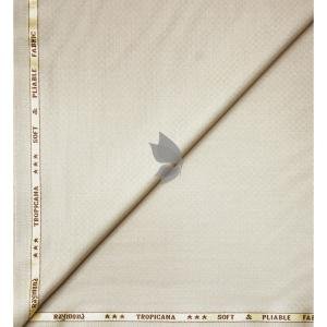 Raymond Soft & Pliable fabric, Viscose blended Beige colour Jacquard pattern unstitched trouser fabric of 1.25 Mts / VV2717