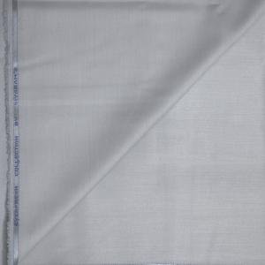 Siyaram's Egyptian Giza Cotton with Liquid Ammonia Finish Silver (Silver) Plain Unstitched Shirt Fabric  - 1.60 meters / VV1023