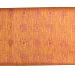 Siyaram's "Revista Collection" 100% Pure Royal Linen 60 Lea Jacquard Orange Colour Unstitched Shirt Fabric - 1.60 Mts / VV1064