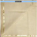 Siyaram's Viscose Blend Self Design Gold (Amber) Colour Unstitched Trouser Fabric - 1.20 Mts / VV1089