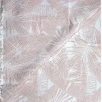 J.Hampstead Viscose Blended Crushable Pink (Taupe) Colour Printed Unstitched Shirt Fabric - 1.60 Meters / VV1104