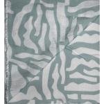 J.Hampstead Viscose Blended Crushable Grey Colour Printed Unstitched Shirt Fabric - 1.60 Meters / VV1108