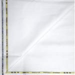 Weaves Empire 100% Linen Cotton White Unstiched Shirt Fabric - 1.6 Mts / VV1144