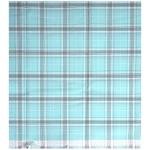 J. Hampstead Premium 100% Giza Cotton Blue Checkered Shirt Fabric 1.6 Mts / VV1186