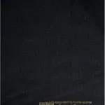 Raymond Cotton Blended Black Solid Unstitched Shirt Fabric - 1.6 Mts / VV1199
