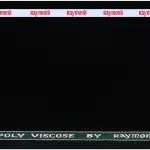 Raymond PolyViscose Black Colour Solid Unstitched Suit Fabric - 3 metres / VV1928