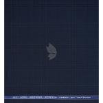 Raymond 100% Pure Wool (All Wool) Blue Color Striped with Natural Stretch Unstitched Suit Fabric - 3.50 Mts / VV2018