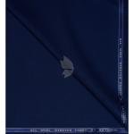 Raymond 100% Pure Wool (All Wool) Royal Blue Color Solid with Stretch Unstitched Trouser Fabric - 1.25 Mts / VV2019