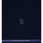 Raymond 100% Pure Wool (All Wool) Thick Navy Blue Color Self Checkered Unstitched Trouser Fabric - 1.3 Mts / VV2040