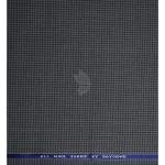 Raymond 100% Pure Wool (All Wool) Thick Grey Color Checkered Unstitched Suit Fabric - 3 Mts / VV2042
