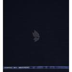 Raymond 100% Pure Wool (All Wool) Striped Navy Blue Color Unstitched Trouser Fabric - 1.25 Mts / VV2068