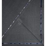 Raymond 100% Pure Wool (All Wool) Plain Grey Color Unstitched Suit Fabric - 3 Mts / VV2087