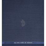 Raymond 100% Pure Wool (All Wool) with GABARDINE Weaving Plain Blue Color Unstitched Suit Fabric - 3.5 Mts / VV2108