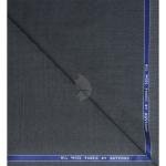 Raymond 100% Pure Wool (All Wool) with GABARDINE Weaving Plain Grey Color Unstitched Trouser Fabric - 1.3 Mts / VV2109