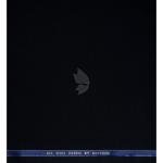 Raymond 100% Pure Wool (All Wool) with GABARDINE Weaving Plain Black Color Unstitched Suit Fabric - 3 Mts / VV2119