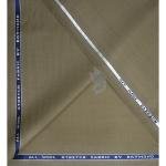 Raymond 100% Pure Wool (All Wool) Beige Color Solid with Natural Stretch Unstitched Suit Fabric - 3 Mts / VV2121