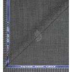 Raymond Merino Wool blended Grey colour with Self checkered design Unstitched Trouser Fabric - 1.3 meters / VV2164