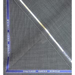 Raymond Merino Wool blended Grey colour with Self checkered design Unstitched Suit Fabric - 3 meters / VV2165