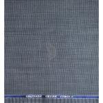 Raymond Merino Wool blended Blue colour with Self checkered design Unstitched Suit Fabric - 3.5 meters / VV2170