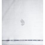 Raymond 100% Premium (Giza) Cotton Vertical Striped Grey colour Unstitched Shirt Fabric - 1.60 mts / VV2201