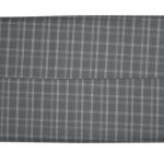 Raymond 100% Premium (Giza) Cotton Checkered Grey colour Unstitched Shirt Fabric - 1.60 mts / VV2224
