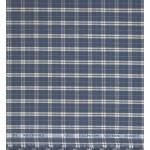 Raymond 100% Premium (Giza) Cotton Checkered Blue (Steelblue) colour Unstitched Shirt Fabric - 1.60 mts / VV2230