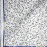 Siyaram's festive collection printed pattern with hemp blended White color unstitched men's Kurta / sherwani / top fabric of 2 meters / VV2308