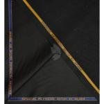 Raymond 35% Vicose blended Brown colour with scattered design Plain (solid) unstitched Suit Fabric - 3 Mts / VV2321