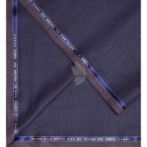 Raymond 35% Vicose blended Limed Spruce Blue (Blue) colour fine fabric with All Weather Variant and Dotted Jacquard Weave unstitched Suit Fabric - 3.5 Mts / VV2325