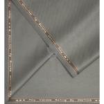 Raymond 35% Vicose blended with Gabardine weave Grey (Umber) colour with Solid pattern unstitched Suit Fabric - 3.50 Mts / VV2330